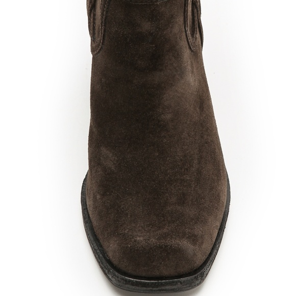 Belle by Sigerson Morrison Lagoon Suede Bootie - Picture 5 of 8